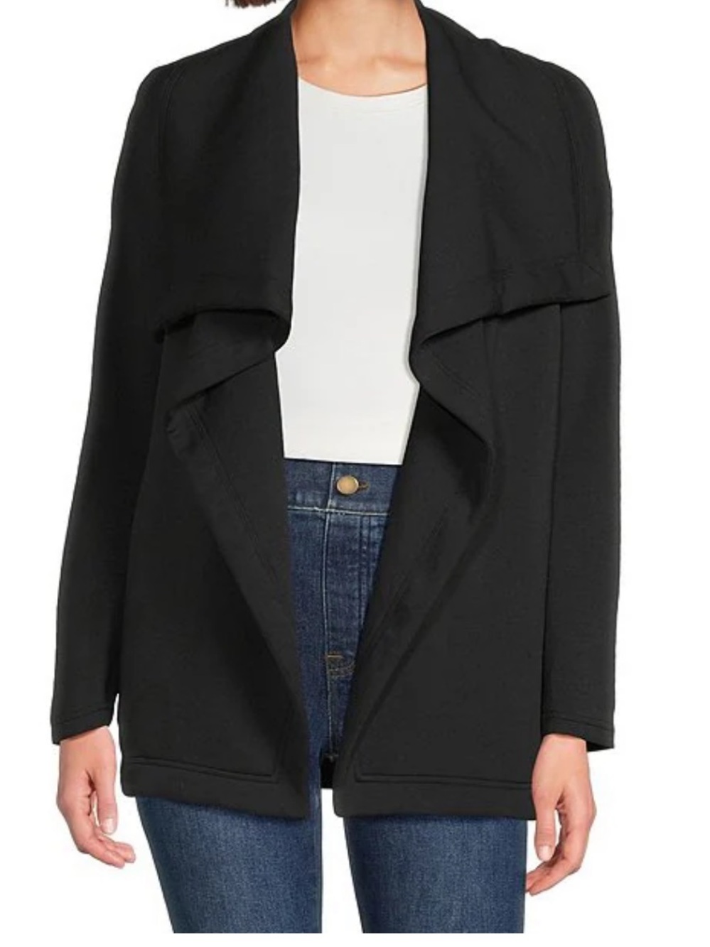 Spanx AirEssentials Black Wrap Cardigan